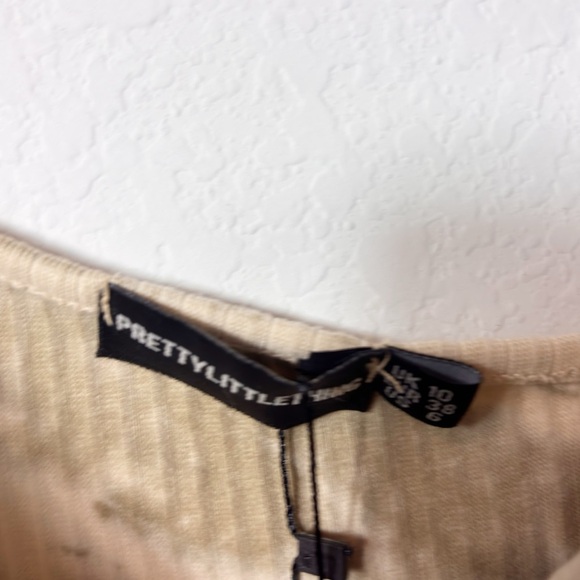 PRETTY LITTLE THING TIE DYE LONG SLEEVE MINI STONE DRESS SIZE US 6 BRAND NEW - Picture 6 of 8